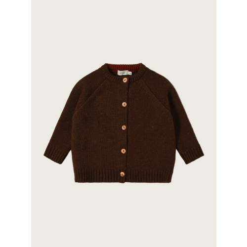 Soil Boxy Wool Cardigan | Organic Zoo