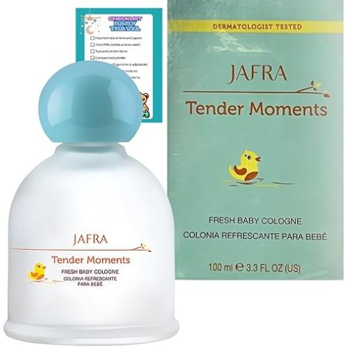 Ioly's Jjafra Tender Moments Baby Cologne for boys, girls Jjafra baby perfume for newborn Alcohol FREE Paraben Colonia para bebe recien nacido kids Perfume para bebe toddler colonia para niños PK 1