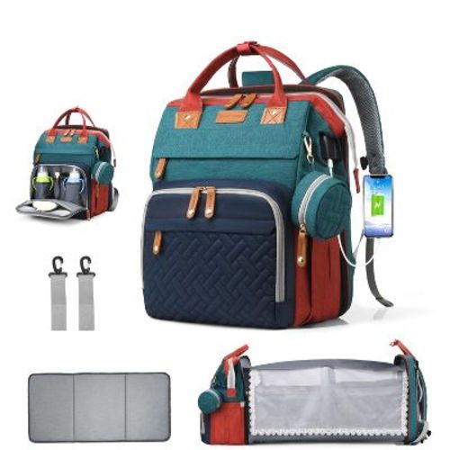 Narwey Diaper Bag Backpack, Multifunction Waterproof Diaper Bag for Baby, with Diaper Changing Station