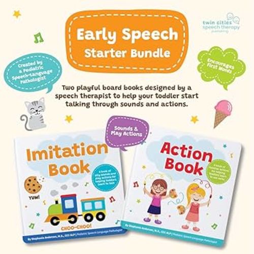 Boost Your Child’s Language Skills with the Imitation & Action Book Bundle!
