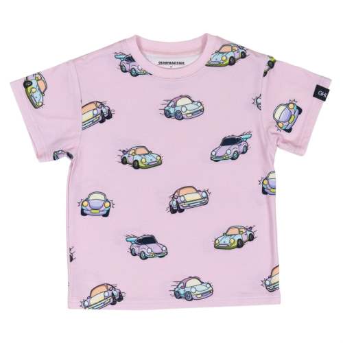 Light Pink Air-Cooled 911 Kids Tee | Girl car shirt – Gearhead Kids