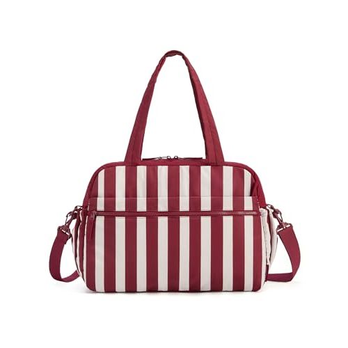 BAGSMART Gym Bag for Women, Duffle Bag for Travel with Wet Pocket, Lightweight Carry on Weekender Duffel, Water Resistant