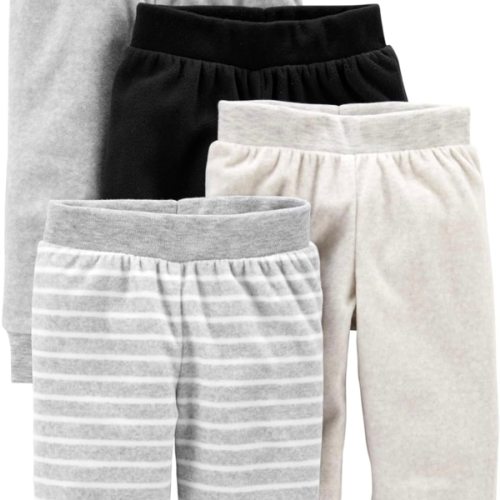 Simple Joys by Carter's unisex-baby 4-pack Fleece Pants