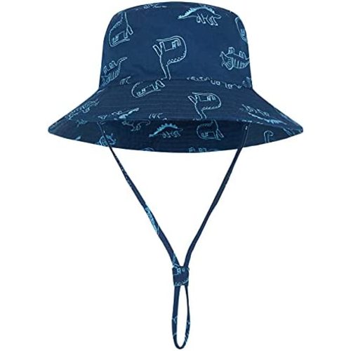 Baby Sun Hat UPF 50+ Sun Protective Toddler Bucket Hat Summer Kids Beach Hats Wide Brim Outdoor Play Hat for Boys Girls