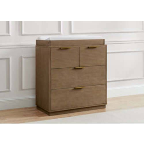 Forever 4 Drawer Dresser with Changing Top and Interlocking Drawers - | Delta Children