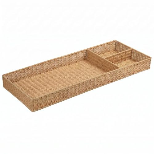 Large Rattan Changing Tray