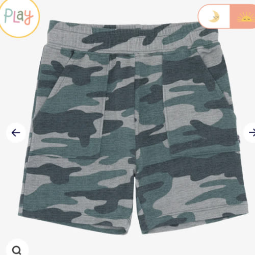 Vintage Camo Shorts - Little Sleepies