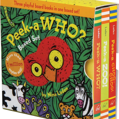 Peek-a Who? Boxed Set: (Children's Animal Books, Board Books for Kids)