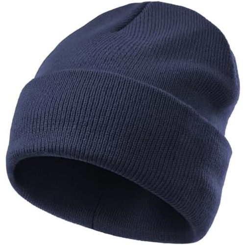 vidsel 100% Cotton Toddler Beanie Hats for Baby Boys Girls Kids Infant Winter Hat Soft Warm Knit Cuffed Caps