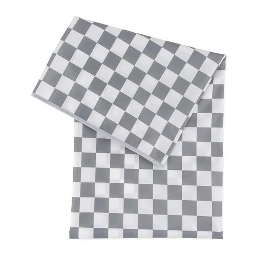 Bumkins Baby Splat Mat for Under High Chair, Babies Toddlers Eating Mess Mat, Waterproof Reusable Cloth for Arts and Crafts, Playtime for Kids, Floors or Tables, Fabric 42inx42in, Gray Check