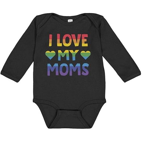 TATY Kids I Love My Moms Long Sleeve Baby Infant Bodysuit