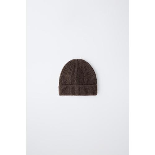 KNIT BEANIE - Brown | ZARA United States
