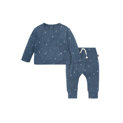 Brushed Hacci Top and Pant Set