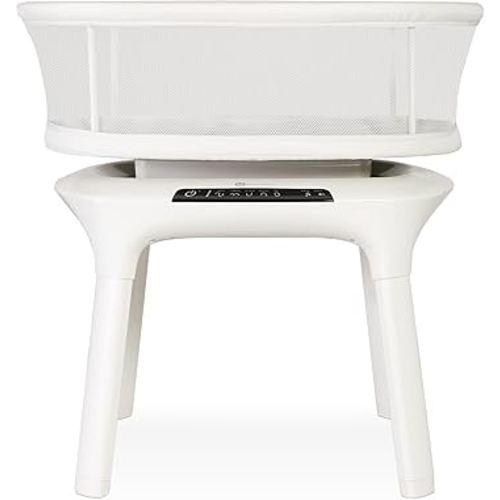 4moms MamaRoo Sleep Bassinet, Supports Baby's Sleep with Adjustable Features - 5 Motions, 5 Speeds, 4 Soothing Sounds and 2 Heights