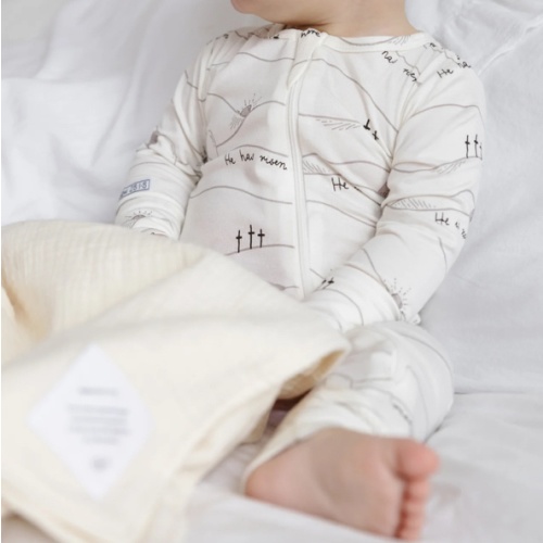 Early Sunday Morning PJ Footless Onesie Bamboo – Holy Pals