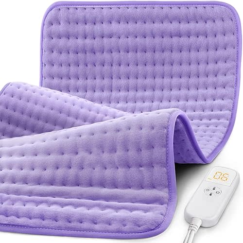 17"x33" Heating Pad for Back Pain Relief, Electric Heating Pads for Neck/Shoulder/Muscle Pain, Auto Off, 6 Heat Settings - Mothers Day Christmas Gifts for Women Mom Sister Wife Grandma