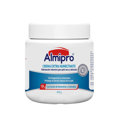 Almipro Extra Moisturizing Cream. Daily Skin’s barrier Protectant & Moisturizer Cream for fragile, Dry skin. Intense Hydration with Calendula & Almond Oils for mature, thin, delicate skin.