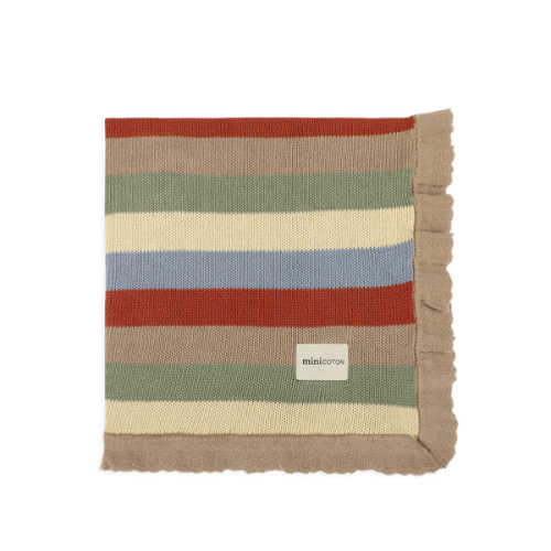 Striped Multicolor Blanket · Minicoton