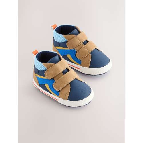 Blue Baby Touch Fastening Trainers (0-2mths)