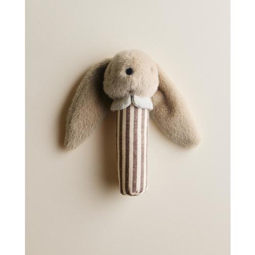 KIDS RABBIT PLUSH TOY RATTLE