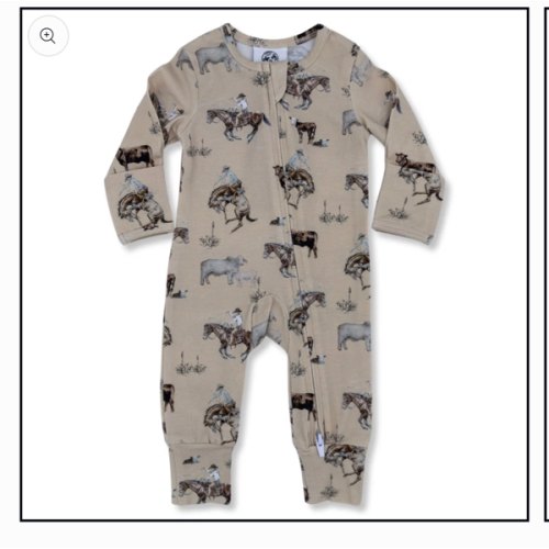 Cowboy Folding Feet Jammies – Cowkid Clothing Company