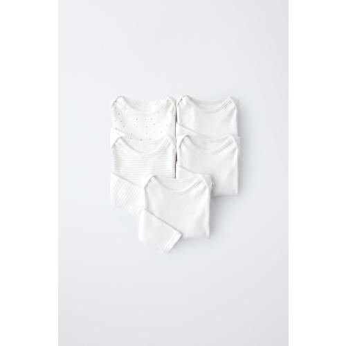 FIVE-PACK STAR AND STRIPE BODYSUITS - Multicolored | ZARA United States