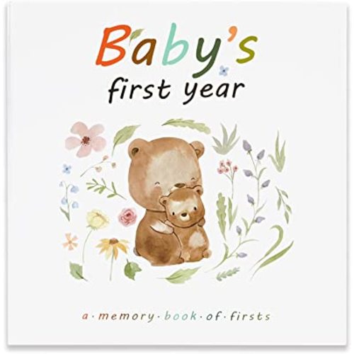 Complete 100 Pages First 5 Years Baby Memory Book and Baby Milestone Book, Easy to Fill Baby Journal From Pregnancy to 5 Years, Hardcover Baby Album and Memory Book, 9.3” x 9.3”