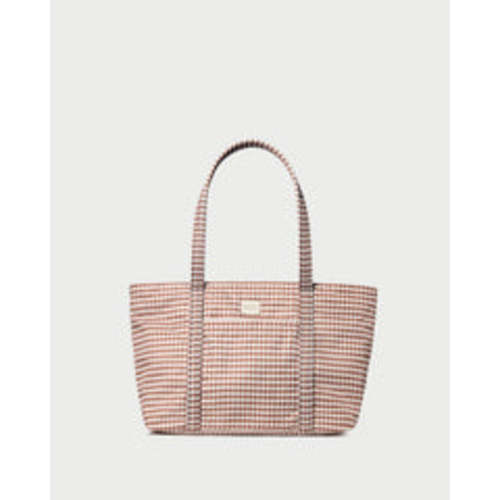 Mira Brown Gingham Everyday Tote | Totes | Handbags