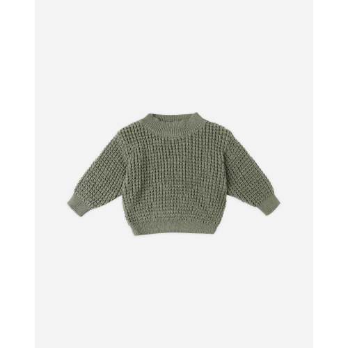Chunky Knit Sweater || Forest – Quincy Mae