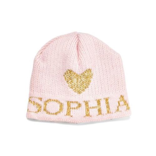 Metallic Single Heart Hat