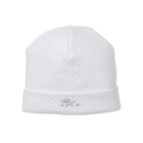 Premier Elephant Esprit White/Silver Hand Emb. Jacquard Hat