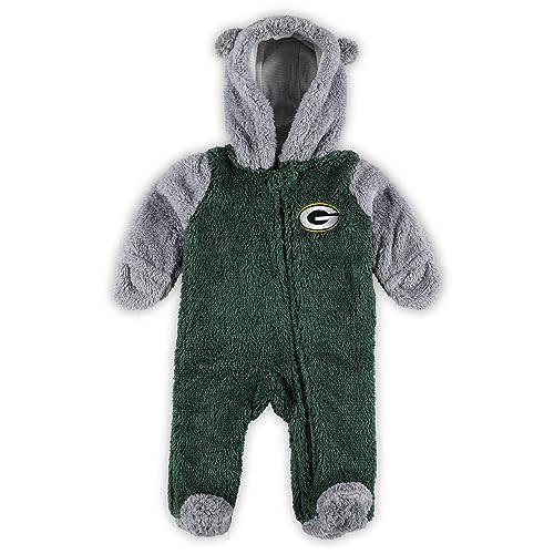 Outerstuff Newborn & Infant NFL Game Nap Teddy Fleece Bunting Full-Zip Sleeper
