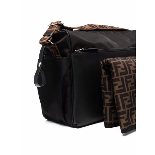 Fendi Kids Logo Embossed Diaper Bag