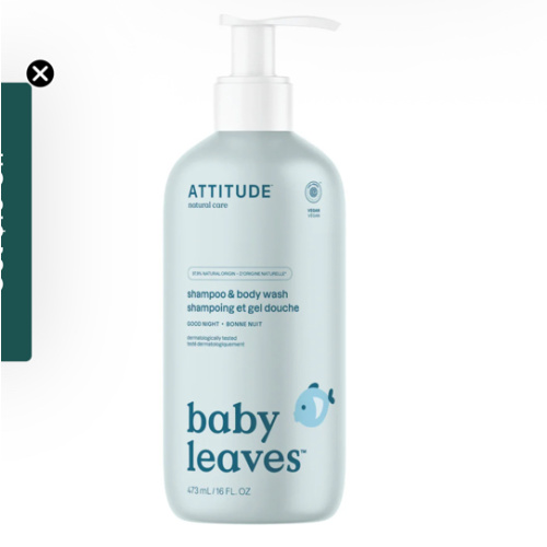 Baby Shampoo & Body Wash 2-in-1 - Clean Ingredients I ATTITUDE