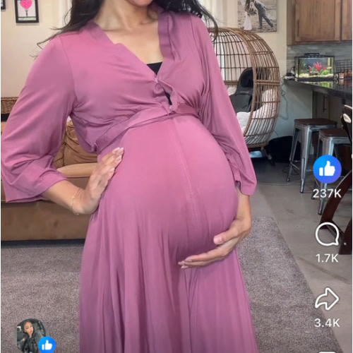 Lila Labor & Postpartum Gown in Sage