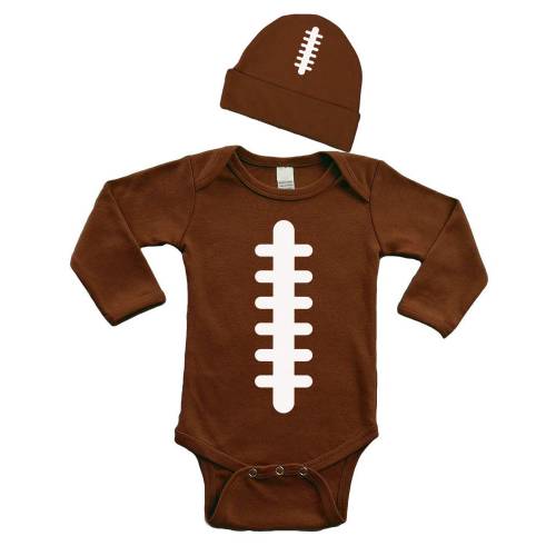 Football Baby Bodysuit Set