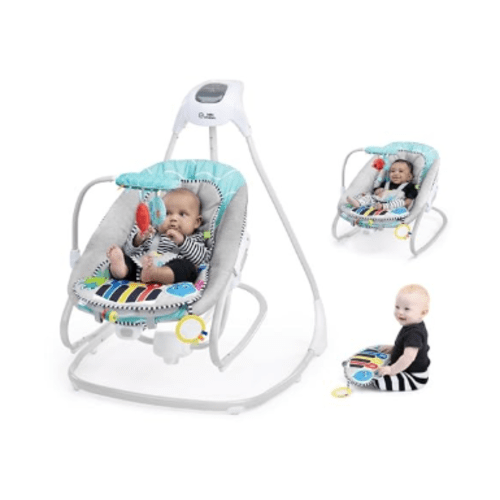 Baby Einstein Kick to It 4-in-1 Musical Baby Swing & Rocker, Ocean Explorers