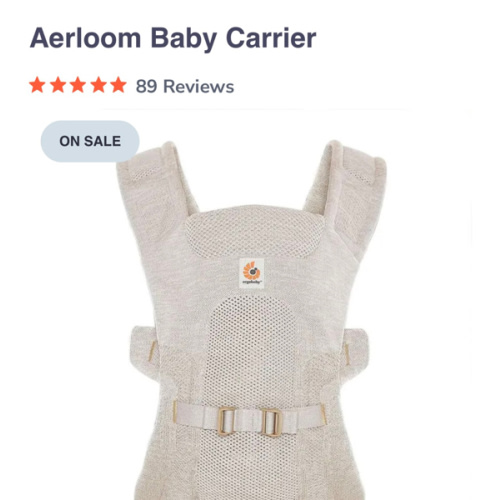 Aerloom Baby Carrier