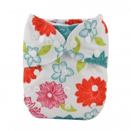 1 ALVABABY All In One Diaper with Pocket Sewn-in one 4-layer Bamboo&Microfiber Insert AO-YA124 [AO-YA124] - $6.89 :