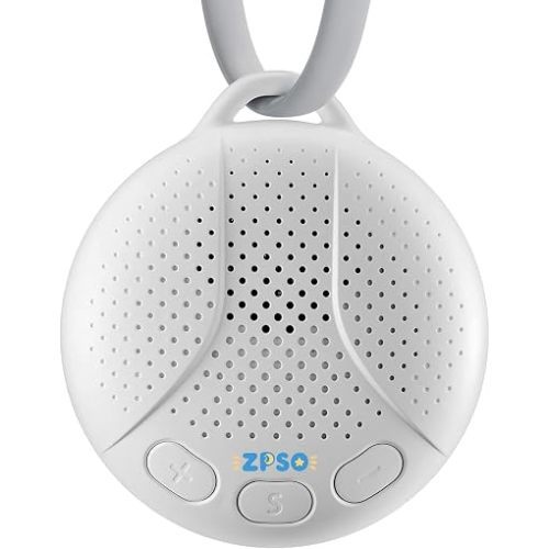 Portable Sound Machine for Baby & Adult, 16 Soothing Sounds White Noise Machine, 3 Timers & Memory Function, Noise Masking for Sleep, Office, Travel, Long-Lasting Battery, Ideal for Home, Nursery, Great Gift