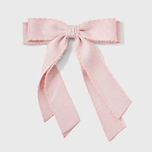 Girls' Ribbon Bow Barrette - Cat & Jack™ Pink