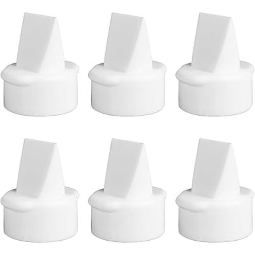Nenesupply 6 pc Compatible Duckbill Valves for Lansinoh Signature Pro, Smartpump, and Manul Breast Pumps. Not Original Lansinoh Pump Parts. (6pc)