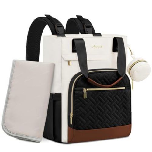 Generic Bag Backpack, Large Capacity Portable Baby Bag with Foldable Diaper Changing Pad