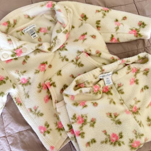 baby vintage Ralph Lauren two piece set super soft...
