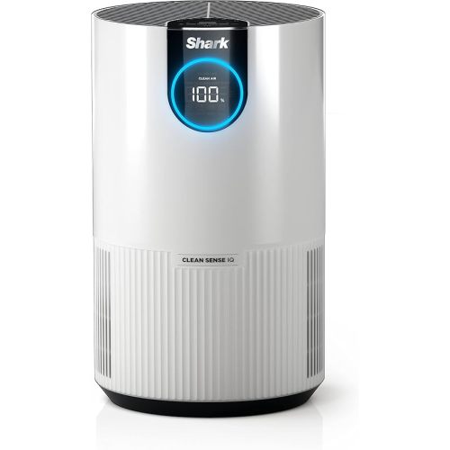 Shark Air Purifiers for Bedroom, Office, Dorm, Small Room, HEPA Air Filter, Odor Eliminator, Covers Up To 500 SQ FT, Air Filtration Removes Smoke, Dust, Allergens, Pet Dander, and Pollutants, HP102