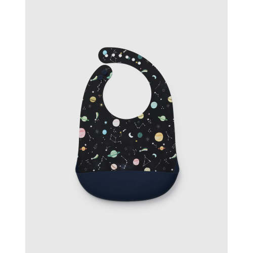 Silicone Bib Printed - Planets