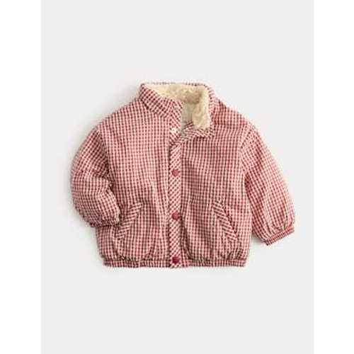 Gingham Midweight Padded Coat (0-5 Yrs)