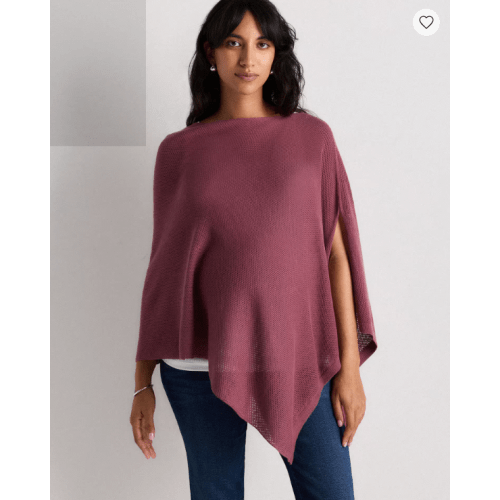 Lightweight Cotton Cashmere Nursing Shawl in Crushed Berry Purple