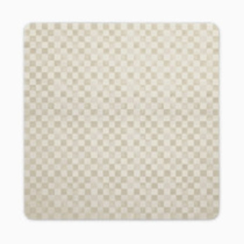 House of Noa Highchair Mat - Checker Almond, 48X48