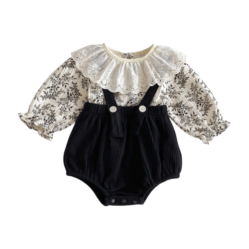 Sweet Floral Baby Outfit | Petit Hollow